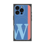 プレミアムパネル with MagSafe［ オリジナル - initial color line - W blue ］