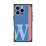 プレミアムパネル with MagSafe［ オリジナル - initial color line - W blue ］