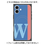 プレミアムパネル with MagSafe［ オリジナル - initial color line - W blue ］