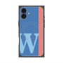 プレミアムパネル with MagSafe［ オリジナル - initial color line - W blue ］