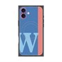 プレミアムパネル with MagSafe［ オリジナル - initial color line - W blue ］