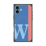 プレミアムパネル with MagSafe［ オリジナル - initial color line - W blue ］