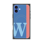 プレミアムパネル with MagSafe［ オリジナル - initial color line - W blue ］