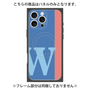 プレミアムパネル with MagSafe［ オリジナル - initial color line - W blue ］