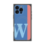 プレミアムパネル with MagSafe［ オリジナル - initial color line - W blue ］