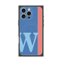 プレミアムパネル with MagSafe［ オリジナル - initial color line - W blue ］
