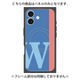 プレミアムパネル with MagSafe［ オリジナル - initial color line - W blue ］
