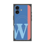プレミアムパネル with MagSafe［ オリジナル - initial color line - W blue ］