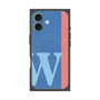 プレミアムパネル with MagSafe［ オリジナル - initial color line - W blue ］