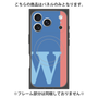 プレミアムパネル with MagSafe［ オリジナル - initial color line - W blue ］
