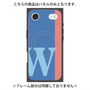 プレミアムパネル with MagSafe［ オリジナル - initial color line - W blue ］