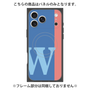 プレミアムパネル with MagSafe［ オリジナル - initial color line - W blue ］