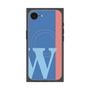 プレミアムパネル with MagSafe［ オリジナル - initial color line - W blue ］