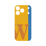 プレミアムパネル with MagSafe［ オリジナル - initial color line - W orange ］