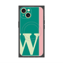 プレミアムパネル with MagSafe［ オリジナル - initial color line - W green ］