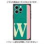 プレミアムパネル with MagSafe［ オリジナル - initial color line - W green ］