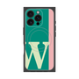 プレミアムパネル with MagSafe［ オリジナル - initial color line - W green ］