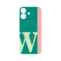 プレミアムパネル with MagSafe［ オリジナル - initial color line - W green ］