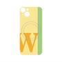 プレミアムパネル with MagSafe［ オリジナル - initial color line - W yellow ］