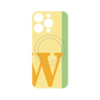 プレミアムパネル with MagSafe［ オリジナル - initial color line - W yellow ］