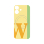 プレミアムパネル with MagSafe［ オリジナル - initial color line - W yellow ］