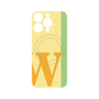 プレミアムパネル with MagSafe［ オリジナル - initial color line - W yellow ］