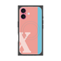プレミアムパネル with MagSafe［ オリジナル - initial color line - X pink ］