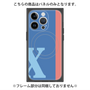 プレミアムパネル with MagSafe［ オリジナル - initial color line - X blue ］
