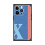 プレミアムパネル with MagSafe［ オリジナル - initial color line - X blue ］