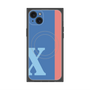 プレミアムパネル with MagSafe［ オリジナル - initial color line - X blue ］