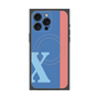 プレミアムパネル with MagSafe［ オリジナル - initial color line - X blue ］