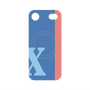 プレミアムパネル with MagSafe［ オリジナル - initial color line - X blue ］