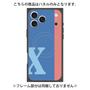 プレミアムパネル with MagSafe［ オリジナル - initial color line - X blue ］