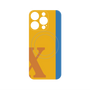 プレミアムパネル with MagSafe［ オリジナル - initial color line - X orange ］