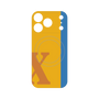 プレミアムパネル with MagSafe［ オリジナル - initial color line - X orange ］