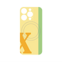 プレミアムパネル with MagSafe［ オリジナル - initial color line - X yellow ］