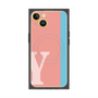 プレミアムパネル with MagSafe［ オリジナル - initial color line - Y pink ］