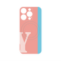 プレミアムパネル with MagSafe［ オリジナル - initial color line - Y pink ］
