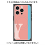 プレミアムパネル with MagSafe［ オリジナル - initial color line - Y pink ］