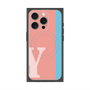 プレミアムパネル with MagSafe［ オリジナル - initial color line - Y pink ］