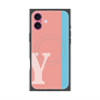 プレミアムパネル with MagSafe［ オリジナル - initial color line - Y pink ］