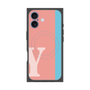 プレミアムパネル with MagSafe［ オリジナル - initial color line - Y pink ］