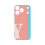 プレミアムパネル with MagSafe［ オリジナル - initial color line - Y pink ］