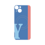 プレミアムパネル with MagSafe［ オリジナル - initial color line - Y blue ］