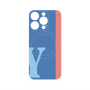プレミアムパネル with MagSafe［ オリジナル - initial color line - Y blue ］