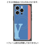 プレミアムパネル with MagSafe［ オリジナル - initial color line - Y blue ］