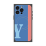 プレミアムパネル with MagSafe［ オリジナル - initial color line - Y blue ］