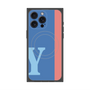 プレミアムパネル with MagSafe［ オリジナル - initial color line - Y blue ］