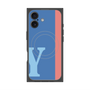 プレミアムパネル with MagSafe［ オリジナル - initial color line - Y blue ］