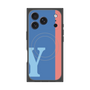 プレミアムパネル with MagSafe［ オリジナル - initial color line - Y blue ］